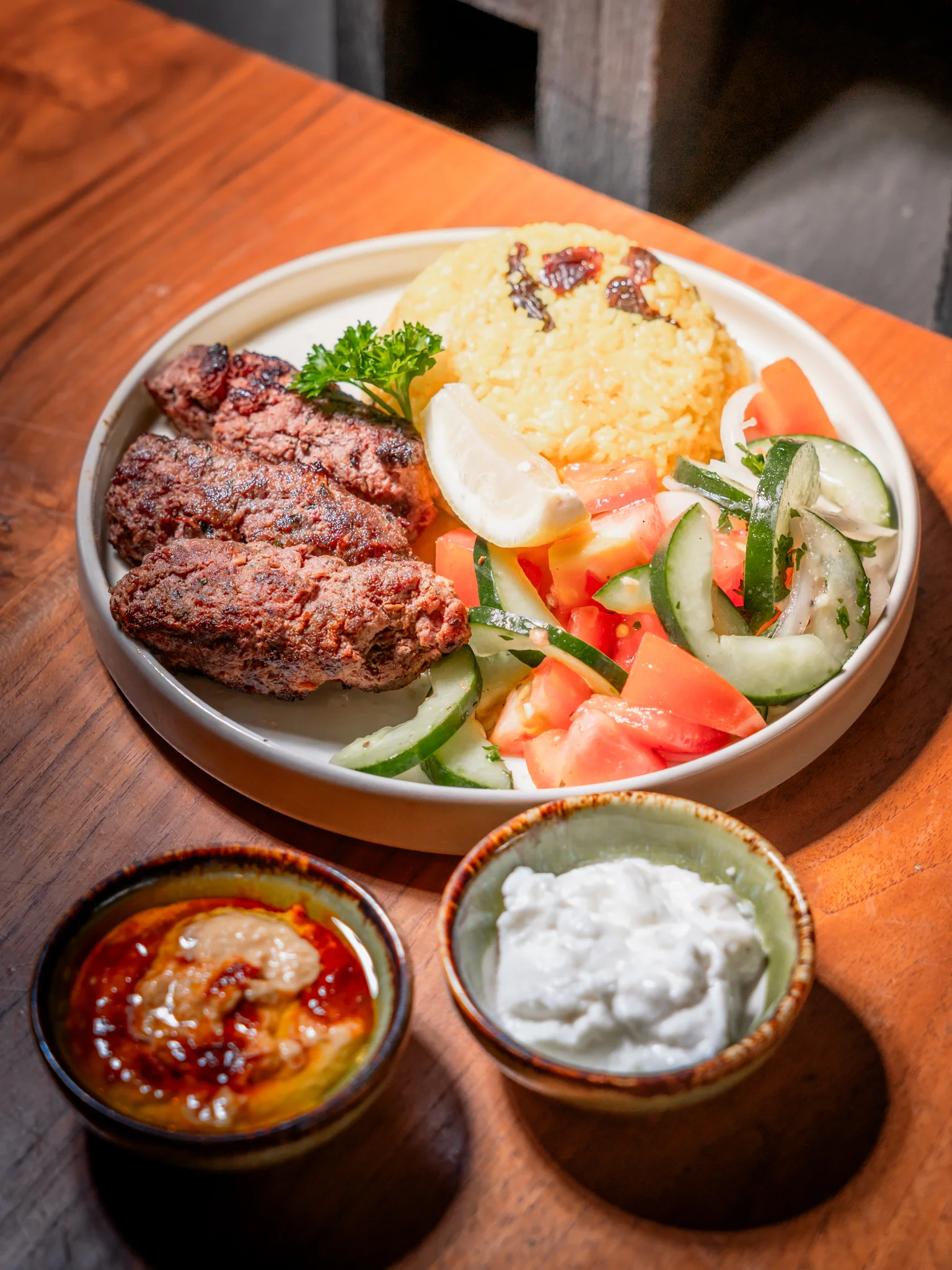 ARABIC BEEF KOFTA (B)
