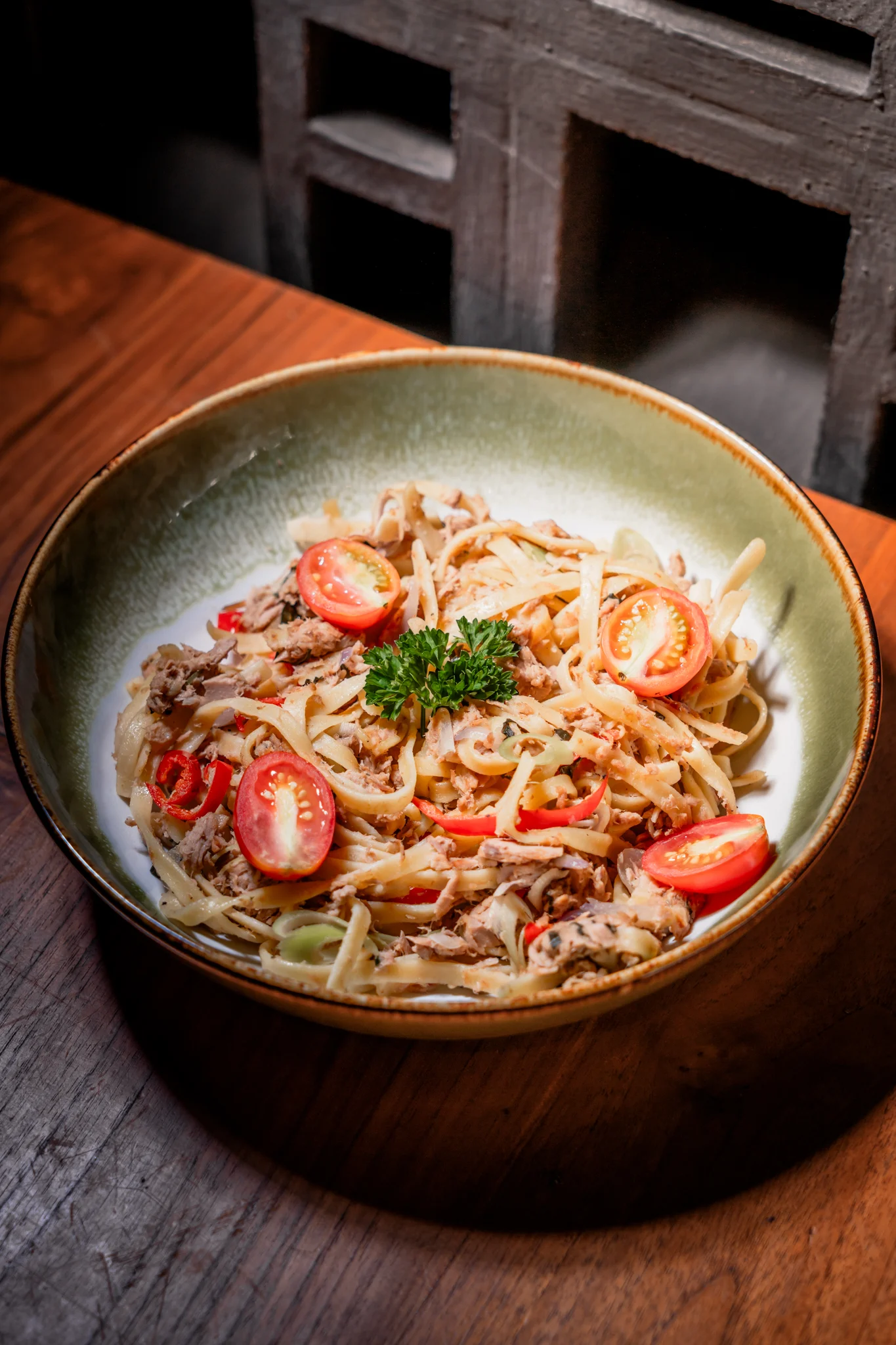 CHILI TUNA PASTA (B)