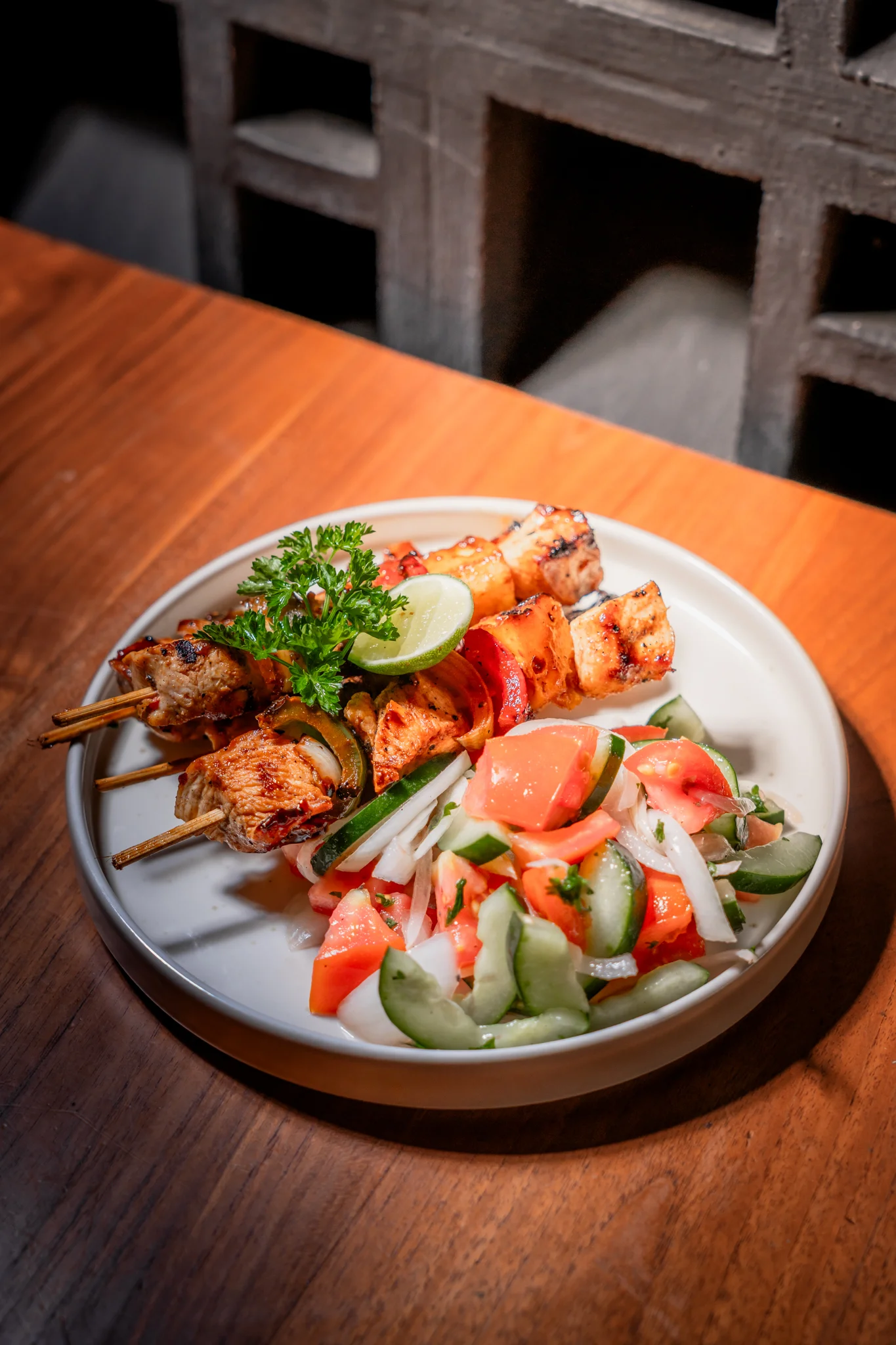 CHICKEN KEBAB W/ BALADI (HP)