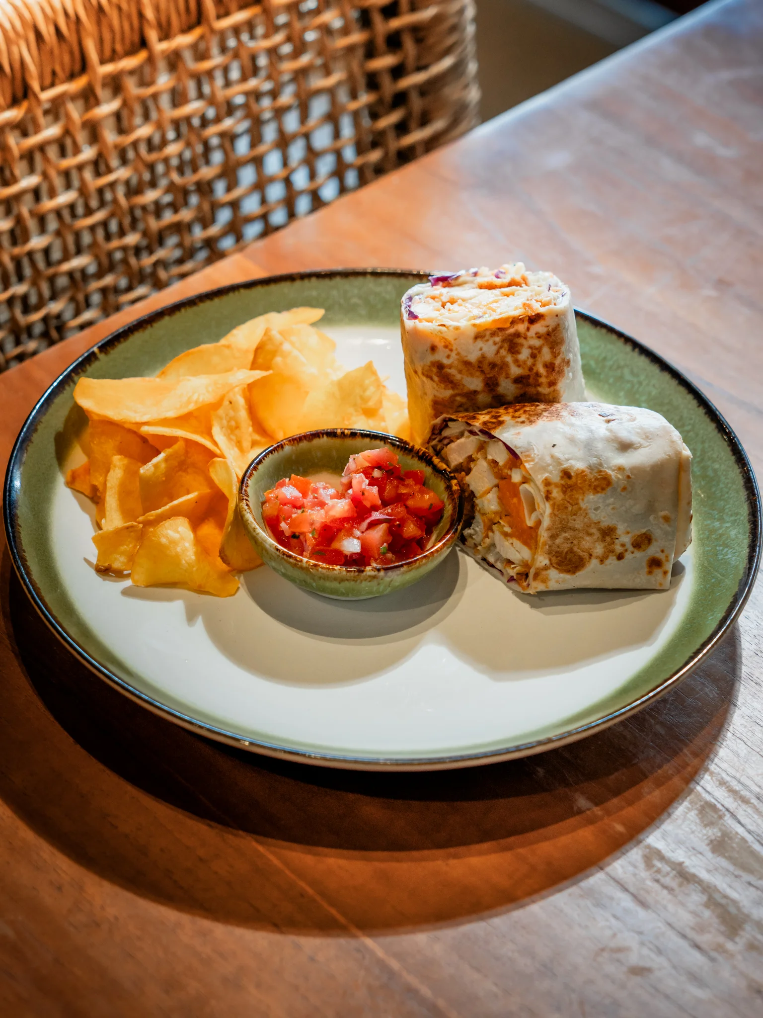 TOFU ZINGER WRAP (V)