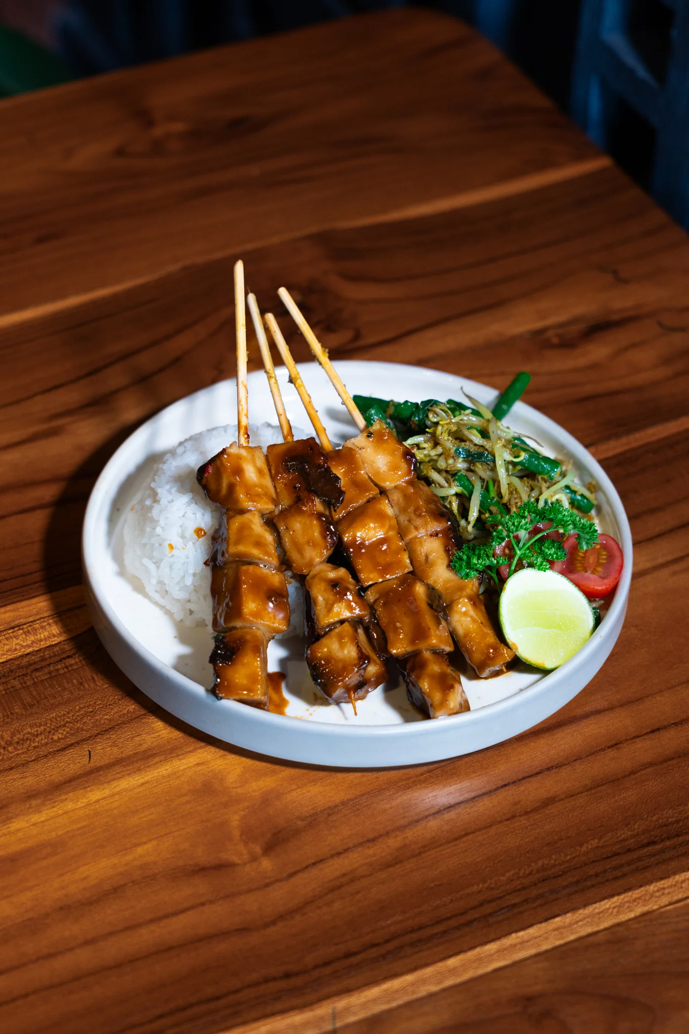 SOLIMANS CHICKEN SATE (V)