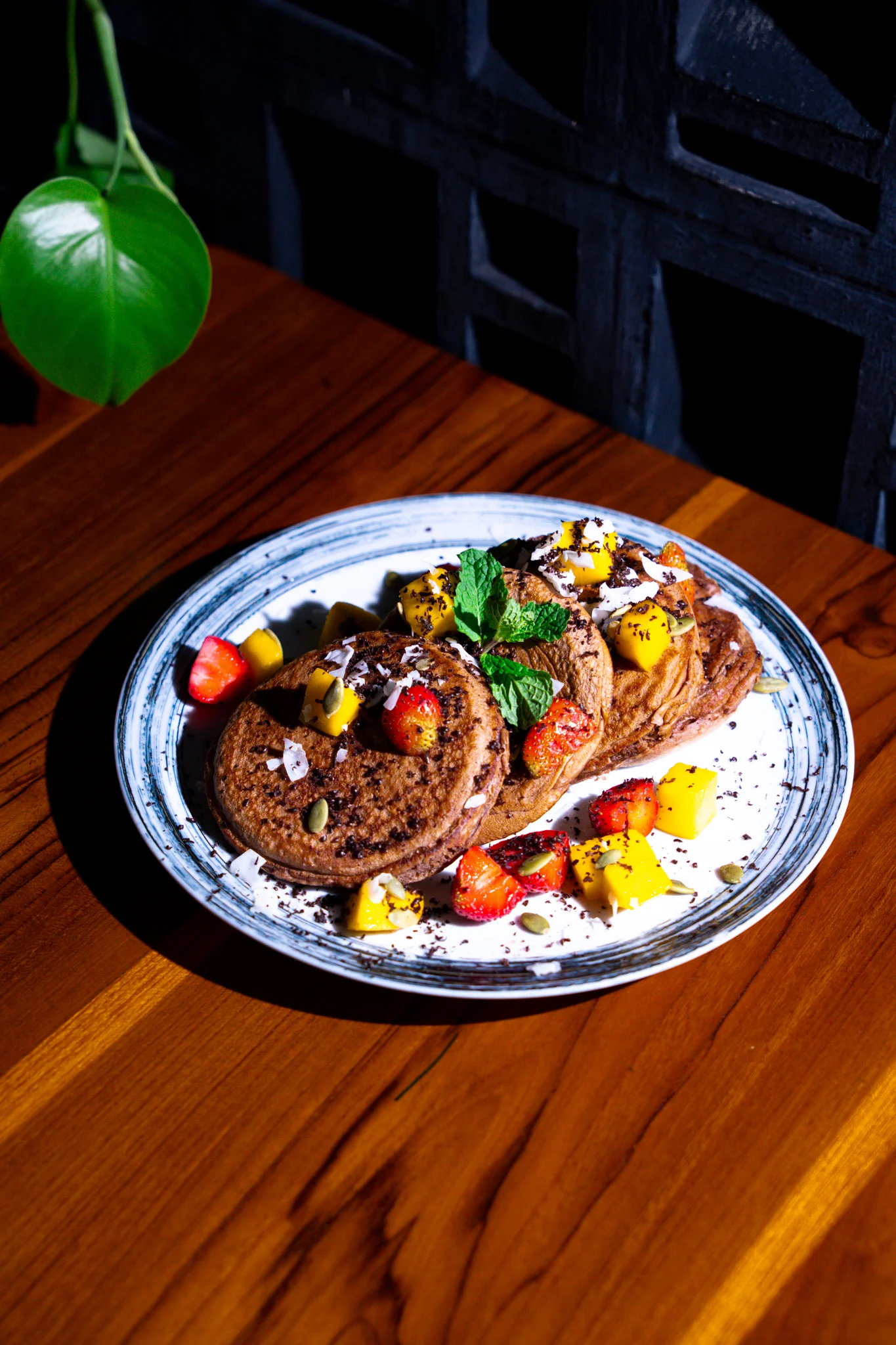 CHOCO PANCAKE BREAKFAST (V)