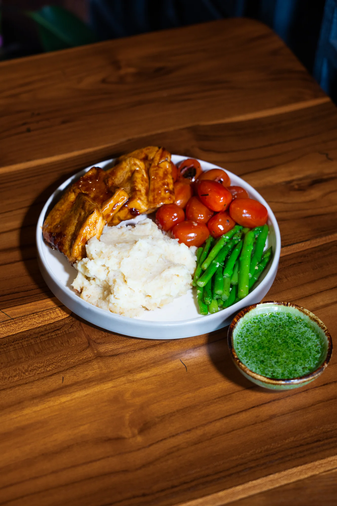GRILL TOFU CREAMY PESTO (V)