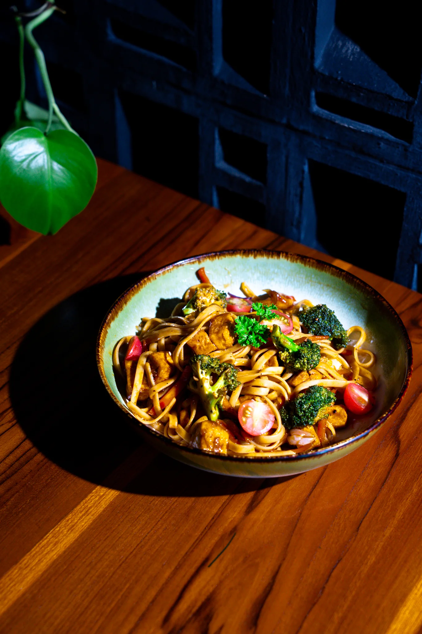 PASTA TOFU STIR FRY (V)