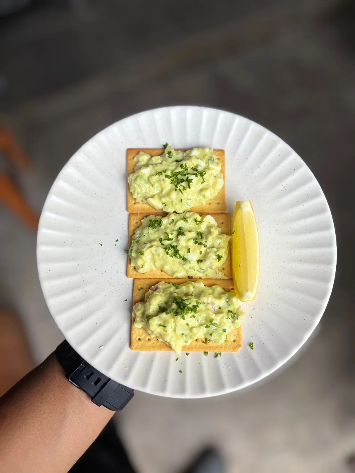 Avocado and Egg Crunch