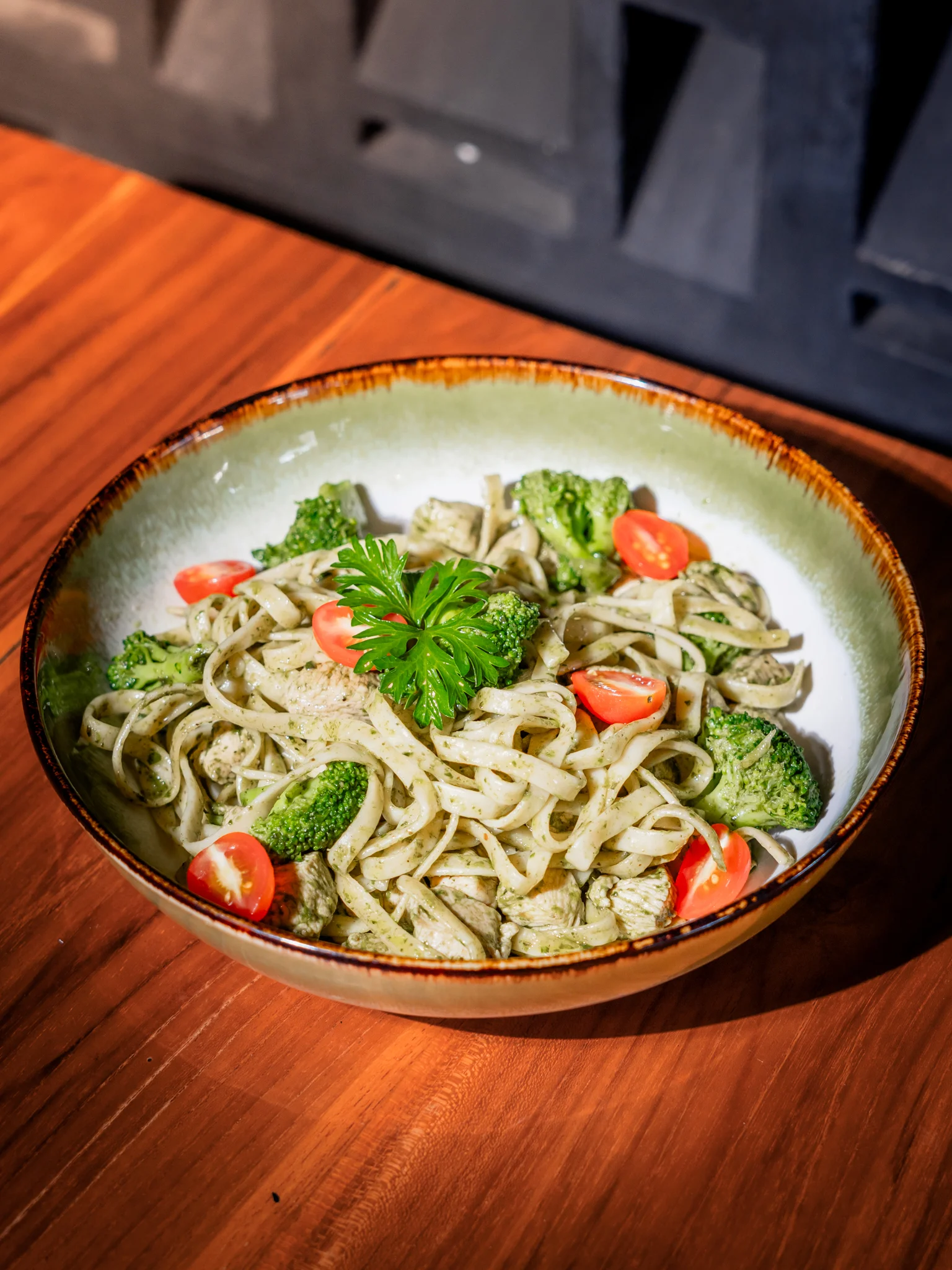 Pesto Chicken Broccoli