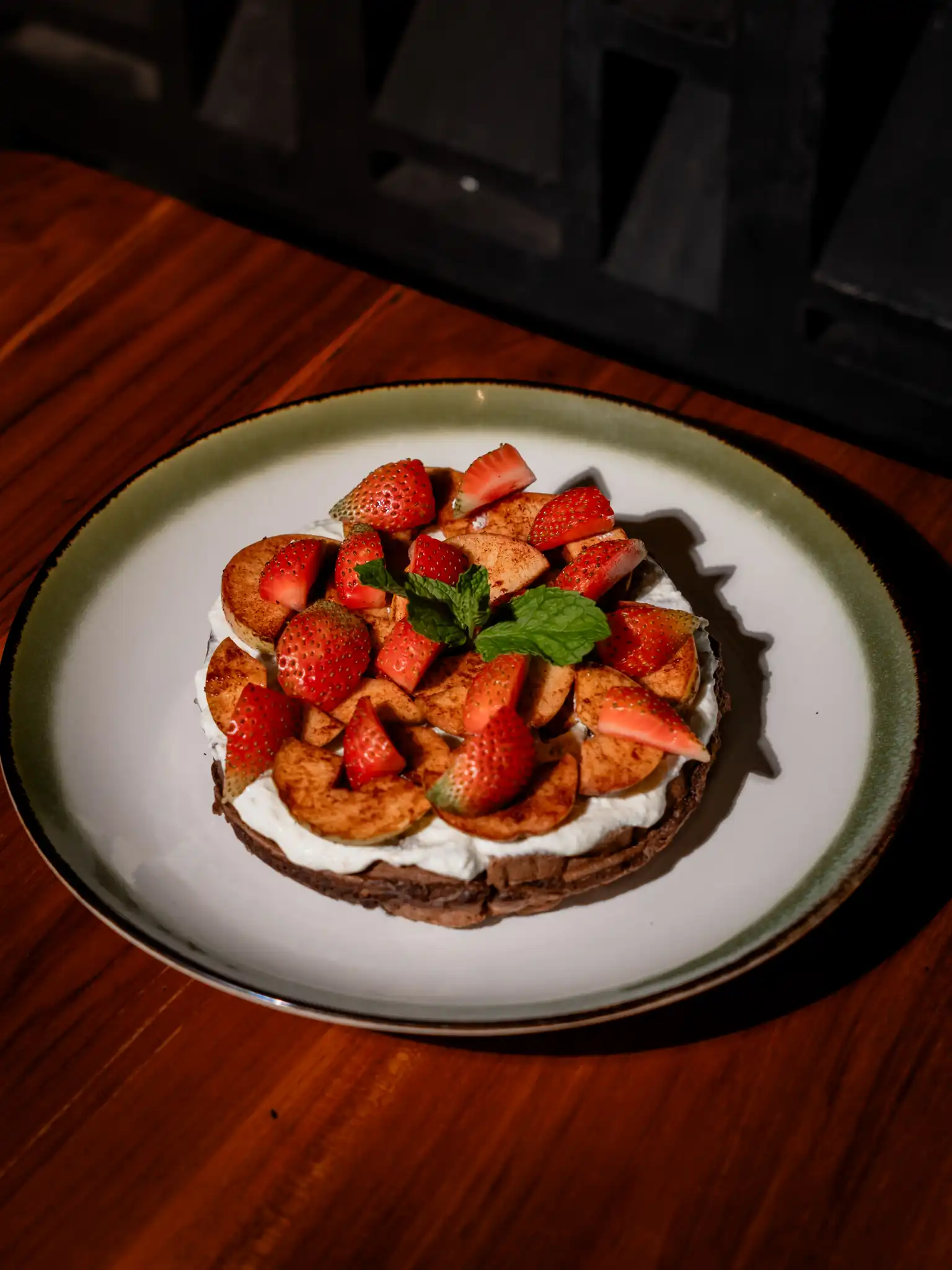 Pancake Cream Cheese Breakfast