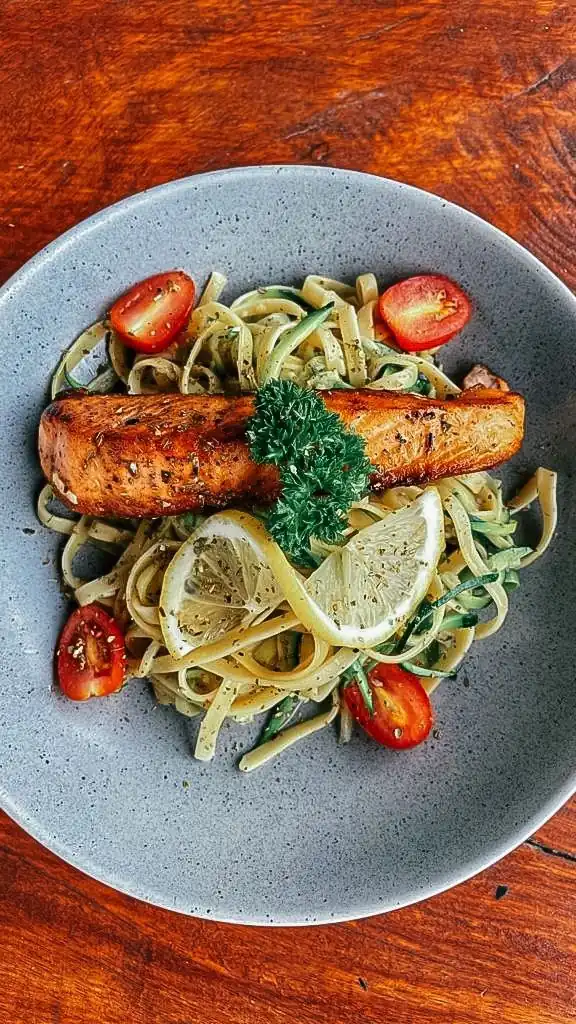 Salmon Zoodle Pasta