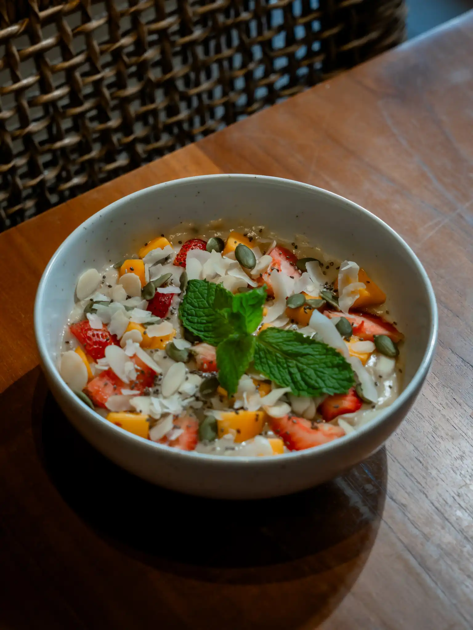 Mango Chia Overnight Oats