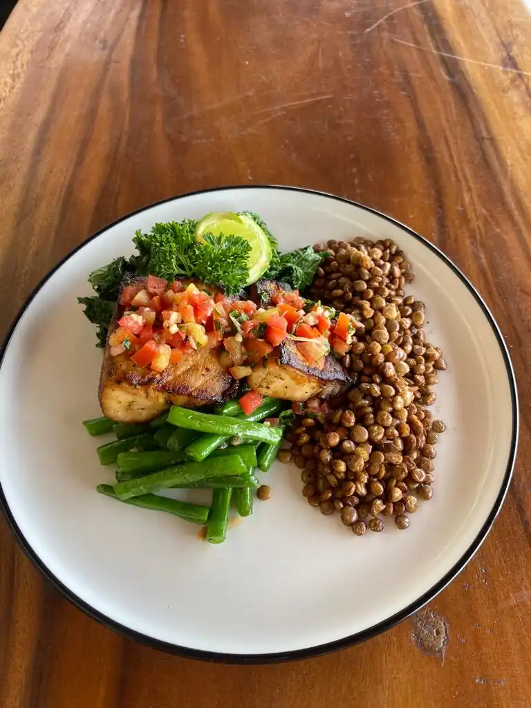 Grilled Barramundi with Tabbouleh