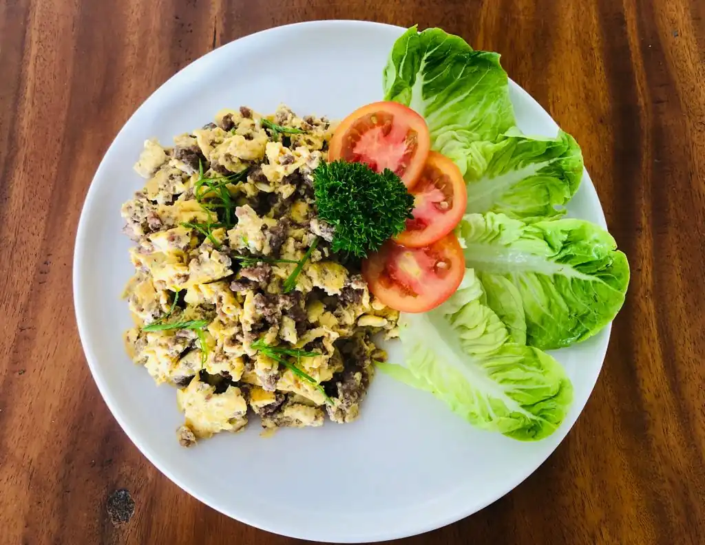 Scrambled Eggs Lean Meat