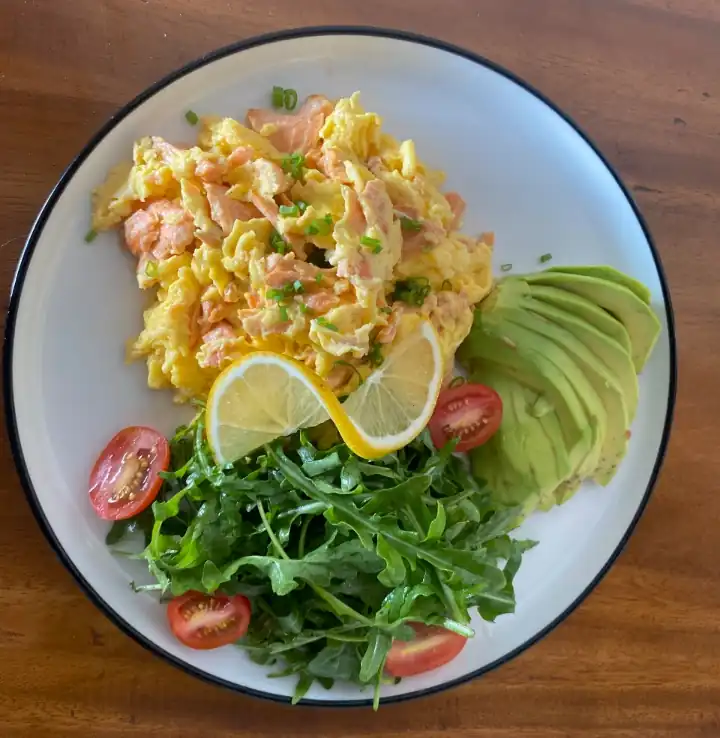 Scrambled Eggs Salmon