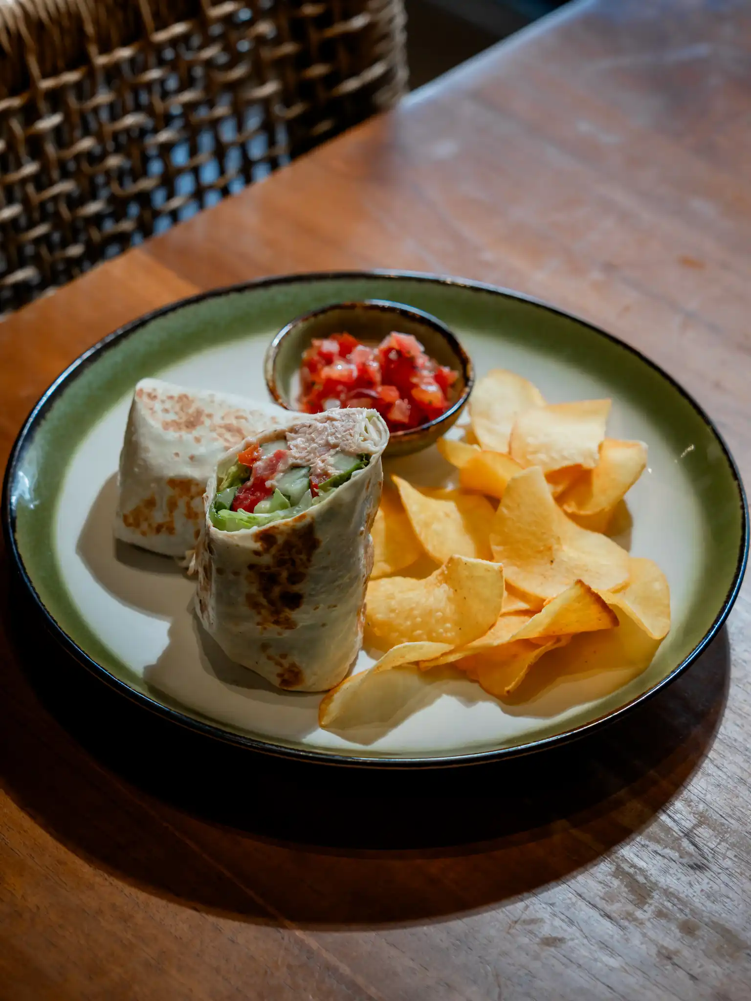 Tofu Lean Meat Wrap Breakfast