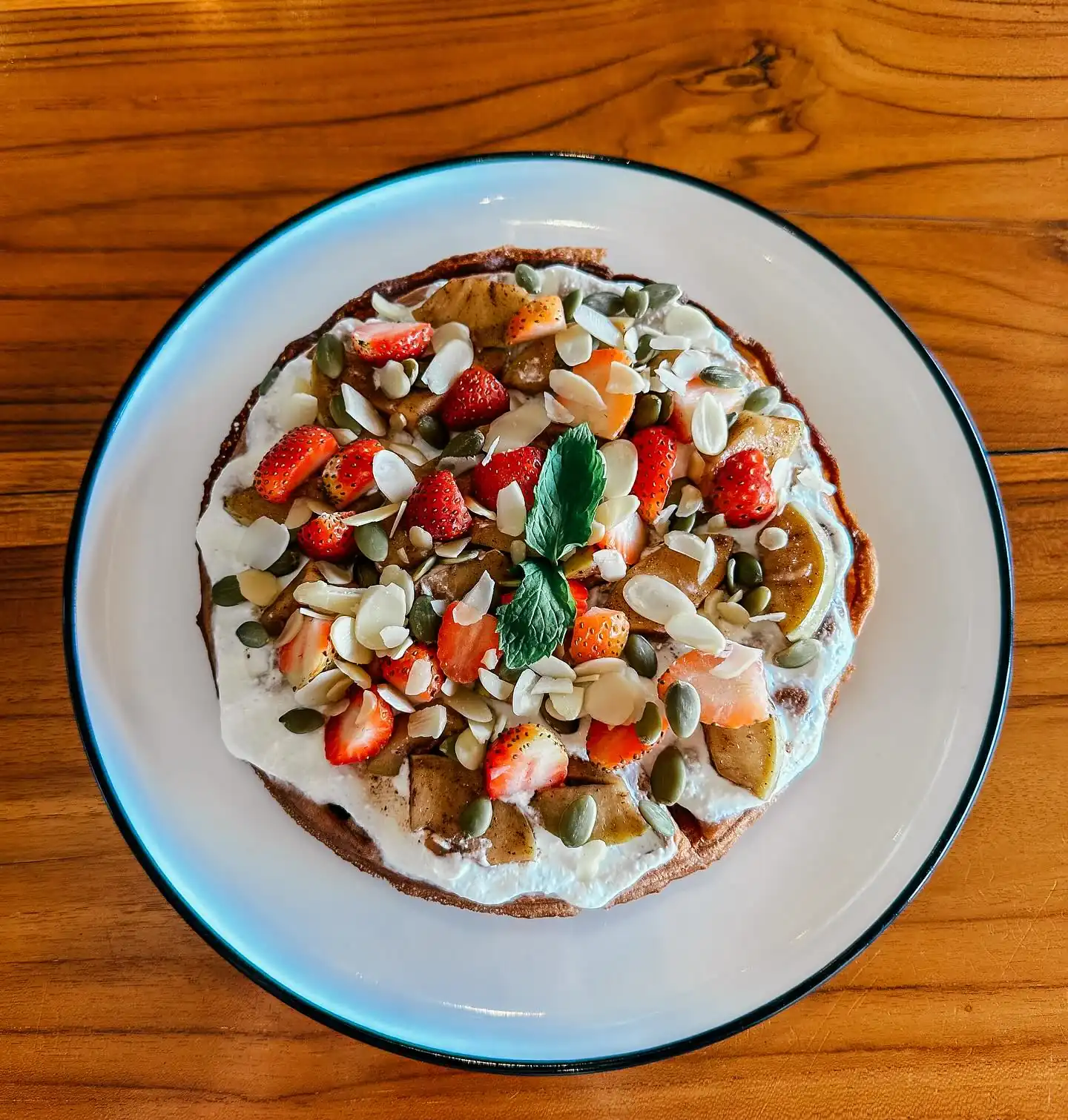 Waffle Apple Cinnamon Breakfast